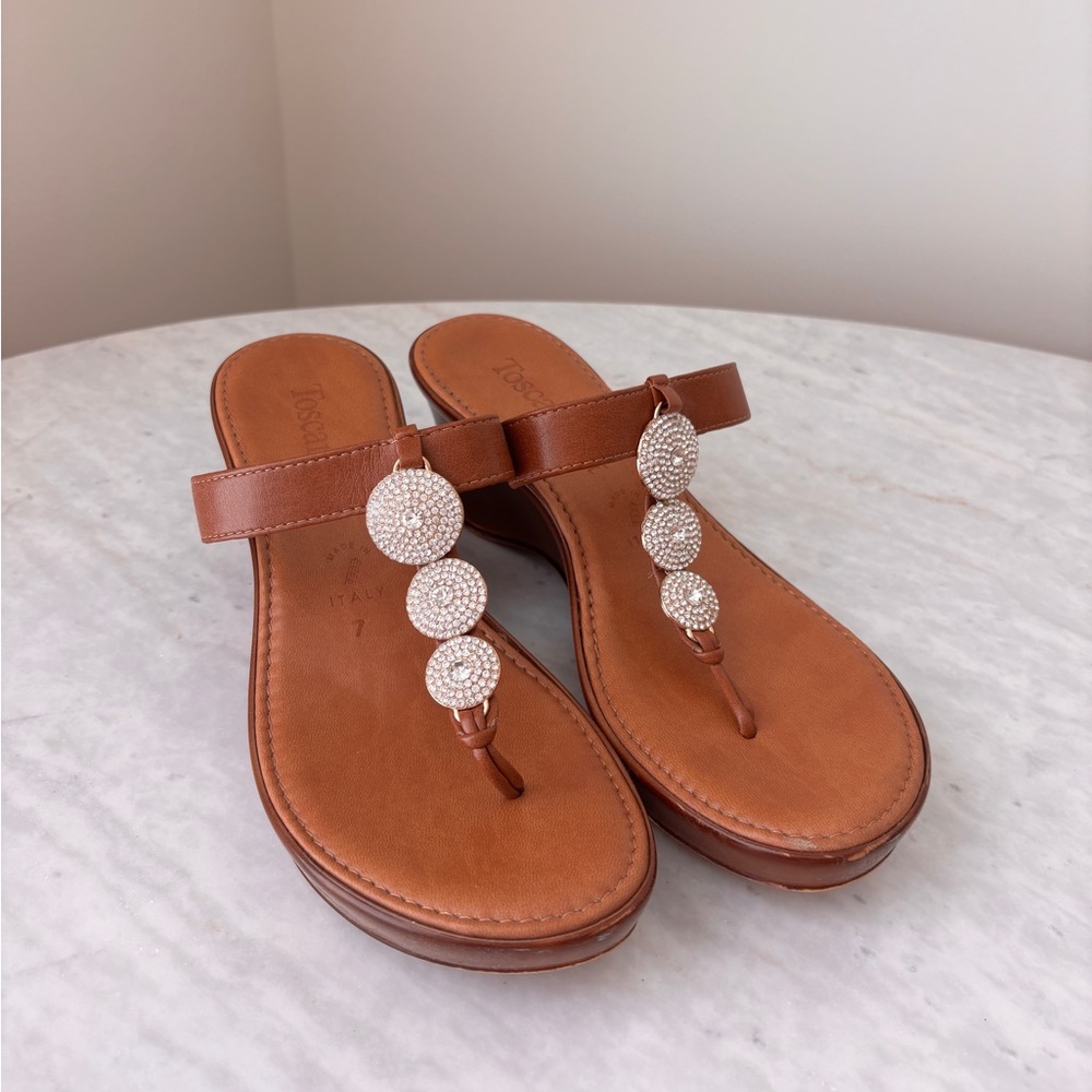 Toscanella wedge sandal